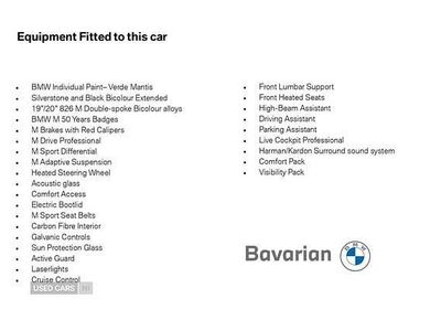 Green Used 2023 BMW M3 Competition Edition Sedan | £62,995 (Fair price)