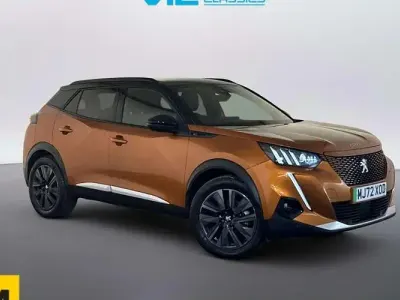 Used Peugeot e-2008 Premium 100 kW (136 HP) 2022 Orange SUV