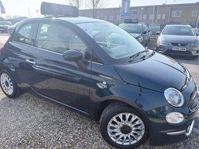 Used Fiat 500 Lounge 69 HP (50 kW) 2019 Blue Hatchback