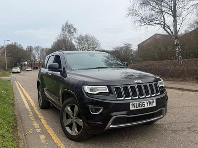 Used Jeep Grand Cherokee Overland 2016 Black SUV