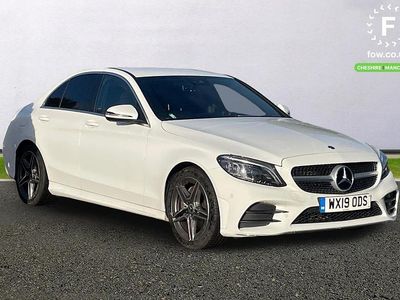White Used 2019 Mercedes C200 AMG Line Premium Sedan | £16,499 (Fair price)