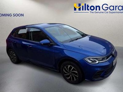 Used VW Polo Life 95 HP (69 kW) 2023 Blue Hatchback