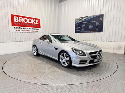 Silver Used 2013 Mercedes SLK250 AMG Cabriolet | £6,990 (Fair price)