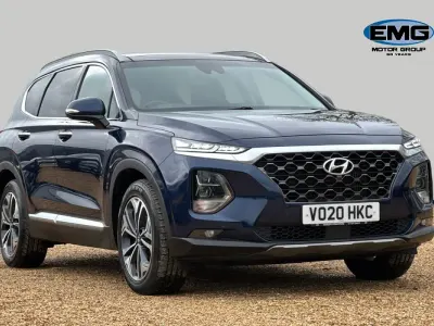 Begagnad Hyundai Santa Fe Premium SE 200 HK (147 kW) 2020 Blå SUV