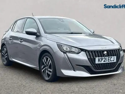 Used Peugeot 208 Allure Premium 100 HP (73 kW) 2021 Grey Hatchback