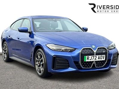 Portimao blue Used 2022 BMW i4 M Sport Sedan | £25,892 (Fair price)
