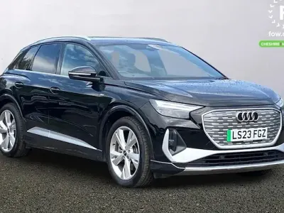 Used Audi Q4 e-tron S-Line 150 kW (204 HP) 2023 Black SUV
