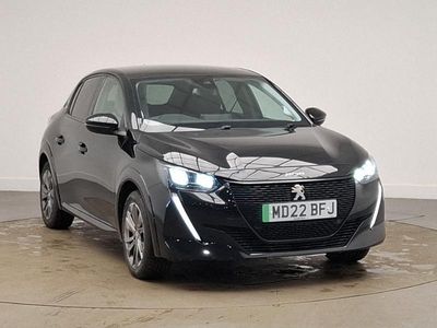 Used Peugeot e-208 Allure Premium 100 kW (136 HP) 2022 Black Hatchback