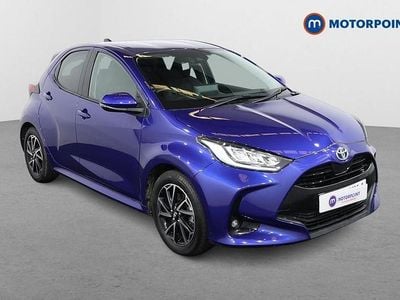 Used Toyota Yaris Hybrid Design 2023 Blue Hatchback