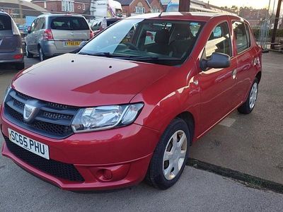 Used Dacia Sandero Ambiance 2015 Red Hatchback