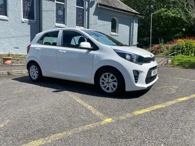 Used Kia Picanto 83 HP (61 kW) 2018 White Hatchback