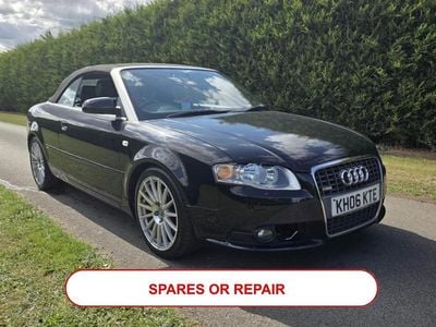 Used Audi A4 Cabriolet S-Line 2006 Black Cabriolet