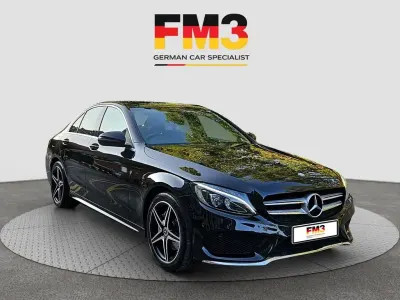 Used Mercedes C220 AMG line 170 HP (125 kW) 2017 Black Sedan