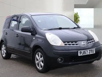 Used Nissan Note Acenta 88 HP (64 kW) 2007 Black Hatchback