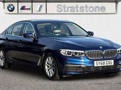 Blue Used 2018 BMW 520 Sport Line Sedan | £19,895 (Fair price)
