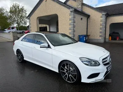Used Mercedes E350 AMG Line Premium 2014 White Sedan