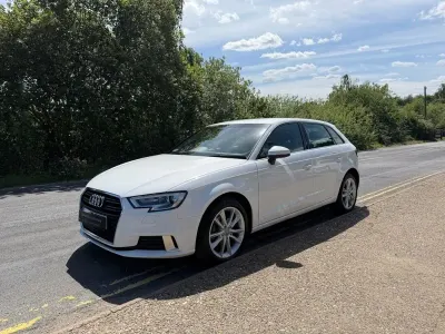 Used Audi A3 Sportback Sport 150 HP (110 kW) 2017 White Hatchback