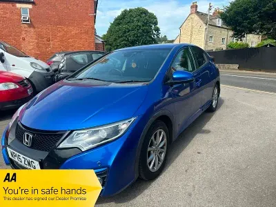 Used Honda Civic SE Plus 120 HP (88 kW) 2015 Blue Hatchback