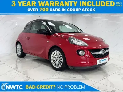 Used Vauxhall Adam Glam 87 HP (63 kW) 2016 Red Hatchback