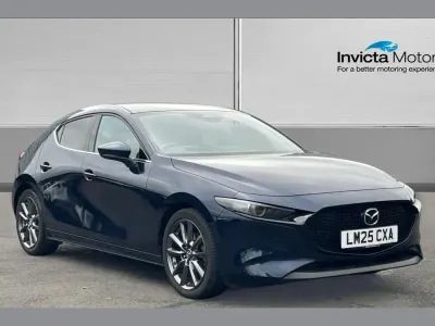Used Mazda 3 Exclusive-Line 138 HP (101 kW) 2025 Blue Hatchback