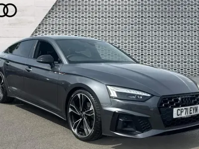 Used Audi A5 Sportback Black Edition 163 HP (119 kW) 2022 Grey Hatchback