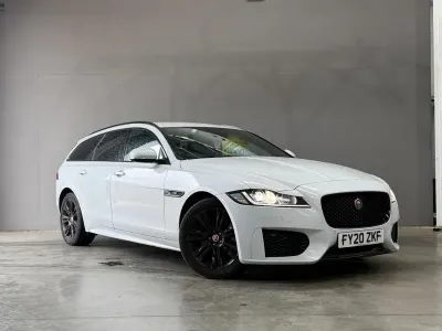 Used Jaguar XF Sportbrake Chequered Flag 180 HP (132 kW) 2020 White Estate