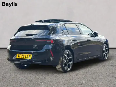 New Vauxhall Astra Ultimate 128 HP (94 kW) 2026 Black Hatchback