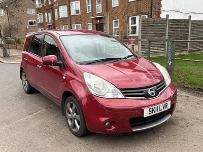 Used Nissan Note N-TEC 88 HP (64 kW) 2011 Red Hatchback