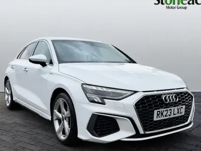 Used Audi A3 Sportback S-Line 110 HP (80 kW) 2024 White Hatchback