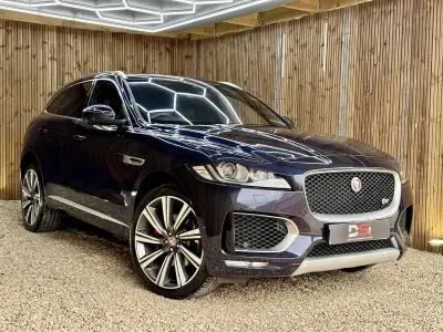 Used Jaguar F-Pace S 300 HP (220 kW) 2017 Blue SUV