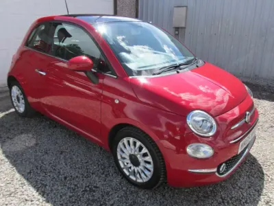 Used Fiat 500 Lounge 69 HP (50 kW) 2015 Red Hatchback