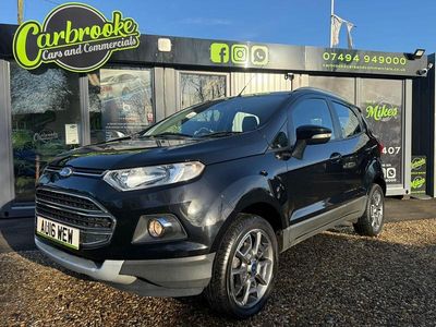 Black Used 2016 Ford Ecosport Titanium SUV | £4,995 (Fair price)