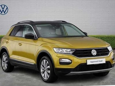 Usado VW T-Roc Design 150 HP (110 kW) 2019 Amarelo SUV