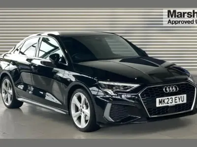 Used Audi A3 S-Line 147 HP (108 kW) 2023 Black Sedan