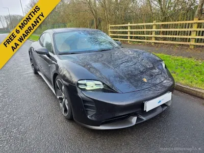 Used Porsche Taycan Performance Package 559 kW (761 HP) 2020 Black Sedan