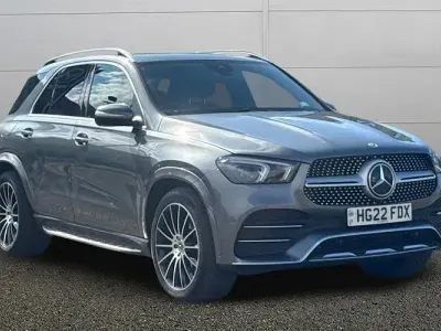 Begagnad Mercedes GLE400 AMG line 330 HK (242 kW) 2022 Grå Kombi