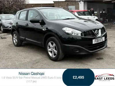 Begagnad Nissan Qashqai Visia 117 HK (86 kW) 2011 Svart SUV