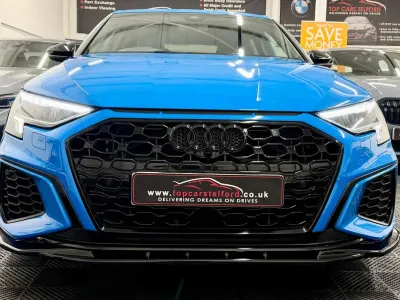 Used Audi S3 Sportback Comfort 310 HP (228 kW) 2021 Blue Hatchback