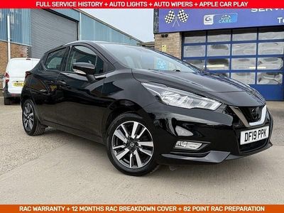 Begagnad Nissan Micra Acenta 2019 Svart Halvkombi