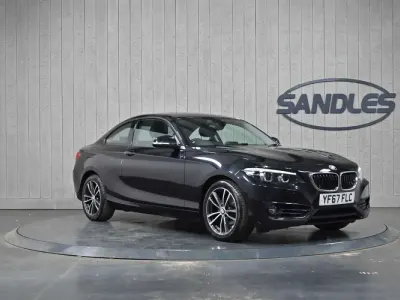 Used BMW 218 Sport Line 136 HP (100 kW) 2018 Black Coupe