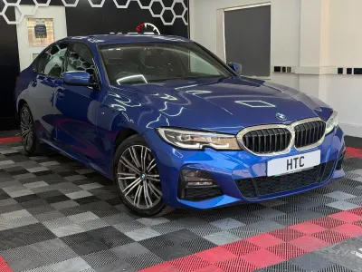 Used BMW 330e M Sport 292 HP (214 kW) 2019 Blue Sedan