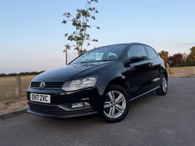 Used VW Polo Edition 60 HP (44 kW) 2017 Black Hatchback