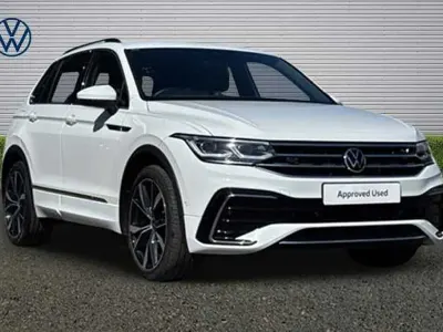 Second-hand VW Tiguan R-line 150 CP (110 kW) 2021 Alb SUV