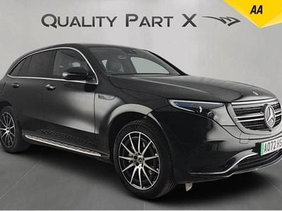 Used Mercedes EQC400 AMG line 300 kW (408 HP) 2022 Black SUV