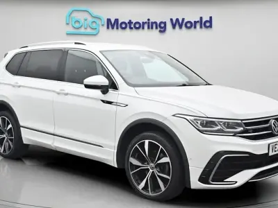 Used VW Tiguan Allspace R-line 150 HP (110 kW) 2022 White SUV