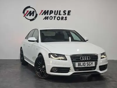 Used Audi A4 S-Line 211 HP (155 kW) 2010 White Sedan
