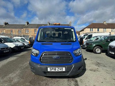 Used Ford Transit 130 HP (95 kW) 2018 Blue Van
