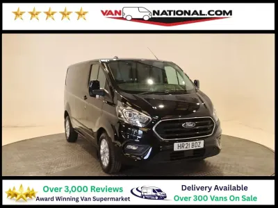 Used Ford Transit Custom Limited 130 HP (95 kW) 2021 Black Van