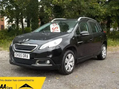 Used Peugeot 2008 Active 75 HP (55 kW) 2015 Black SUV