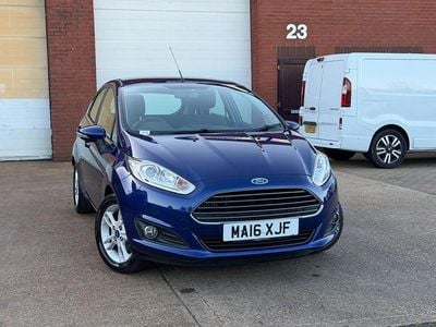 Used Ford Fiesta Zetec 2016 Blue Hatchback